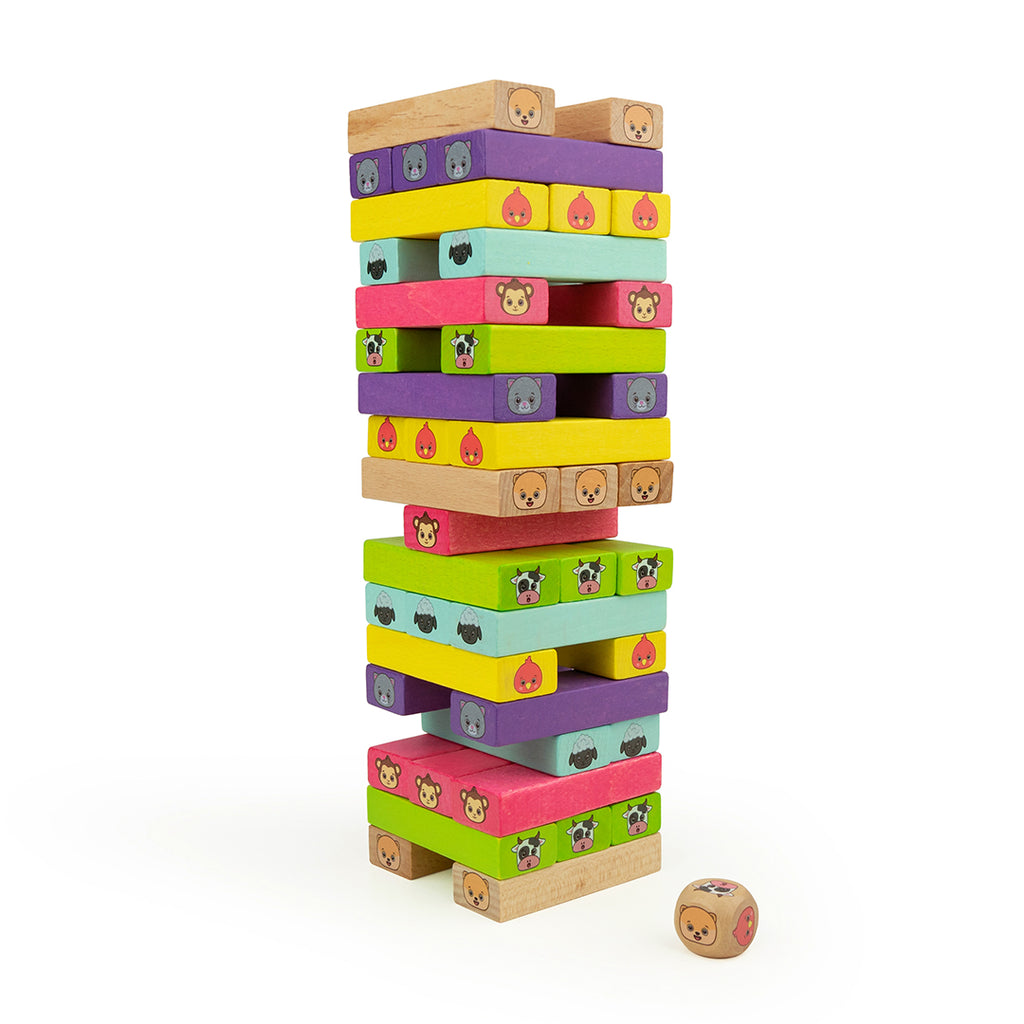 Wooden Stacking Blocks Game